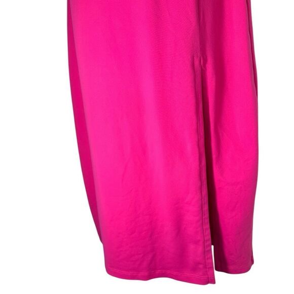 Susana Monaco Bright Pink Square Neck Slimming Bodycon Dress - Picture 4 of 7
